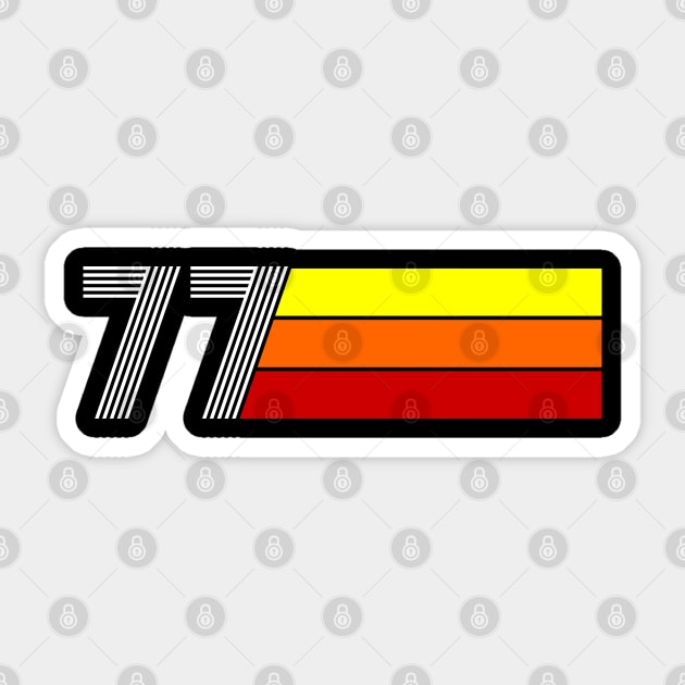 Retro 1977 Styleuniversal Sticker by Styleuniversal